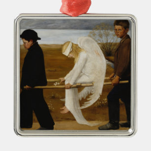 The Wounded Angel Metal Tree Decoration