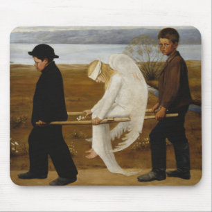 The Wounded Angel Mouse Mat