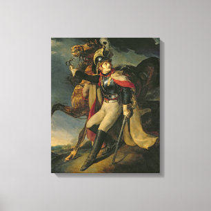 The Wounded Cuirassier, 1814 Canvas Print