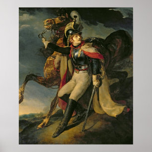 The Wounded Cuirassier, 1814 Poster