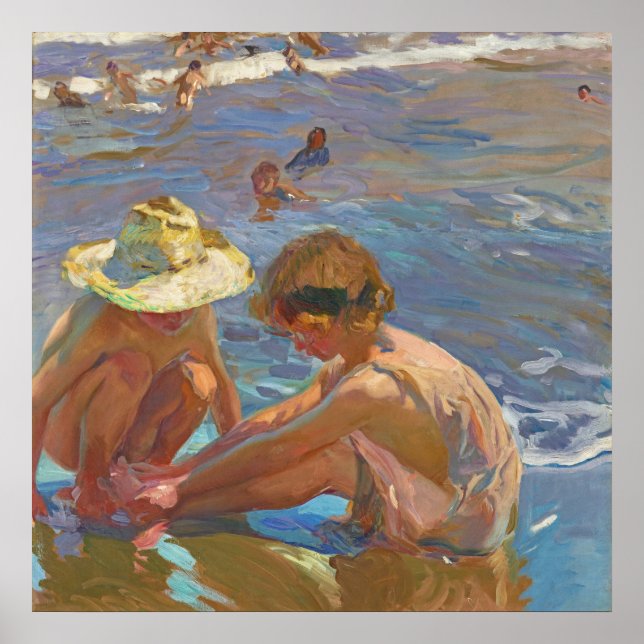 The Wounded Foot, Joachin Sorolla Poster (Front)