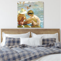 The wounded foot painting by Joaquin Sorolla