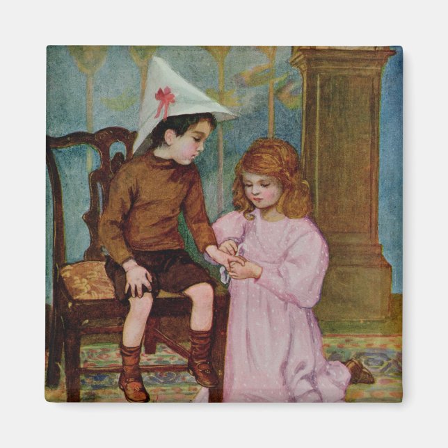 The Wounded Knight Magnet (Front)