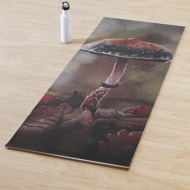 The Wounded Mushroom Mini Yoga Mat (In Situ)