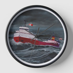 THE WRECK OF THE EDMUND FITZGERALD CLOCK