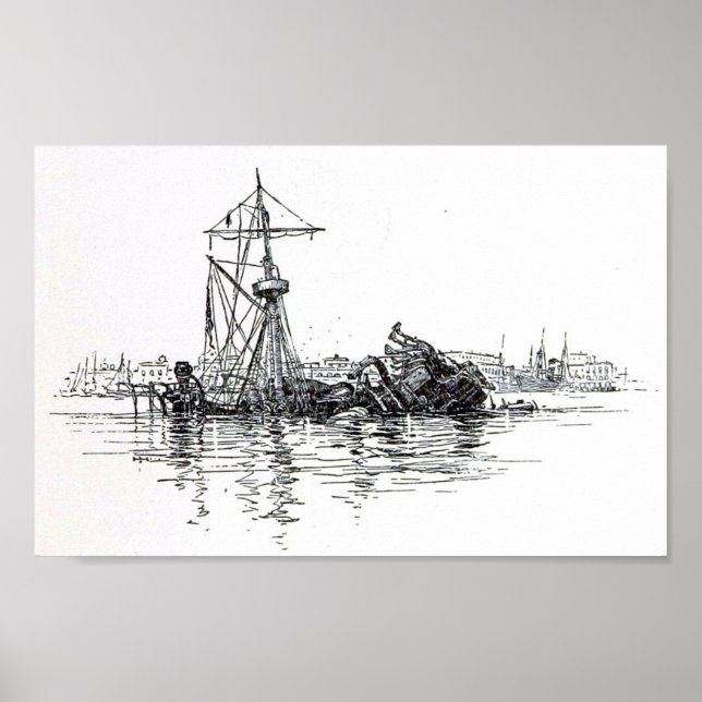 The Wreck of the Maine Poster (Front)