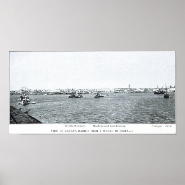 The Wreck of USS Maine Poster (Front)