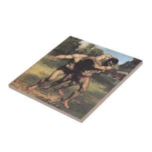 The Wrestlers Tile