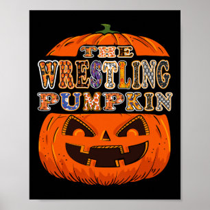 The Wrestling Pumpkin Halloween Costume  Poster