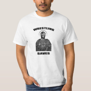 THE Wrestling Saves t-shirt