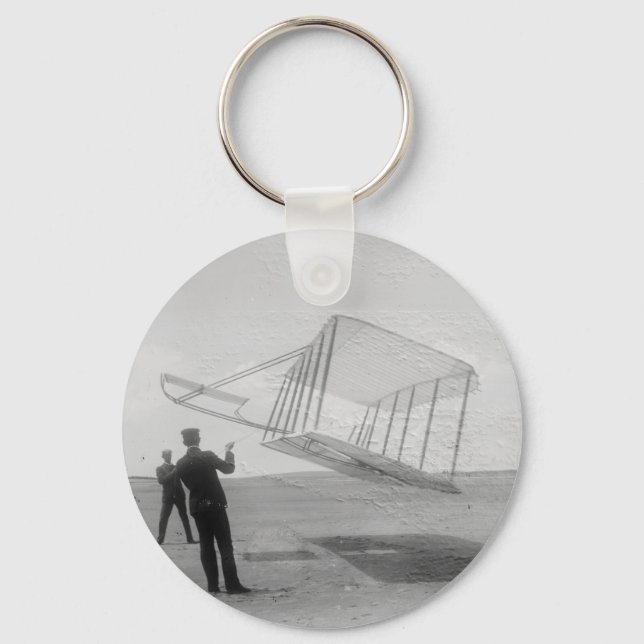 The Wright Brothers test flight Key Ring (Front)