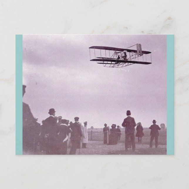 'The Wright Stuff' Wright flyer Postcard (Front)