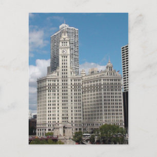 The Wrigley Building, Chicago, On A Beautiful Day Postcard