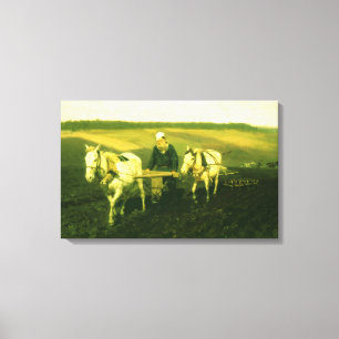 The writer Lev Nikolaevich Tolstoy Canvas Print