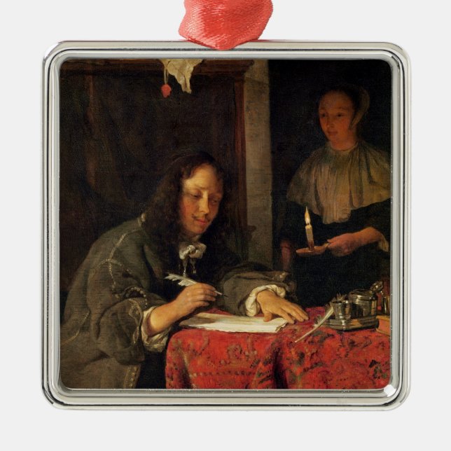 The Writer Metal Tree Decoration (Front)