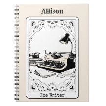 The Writer Tarot Card Personalised Author
