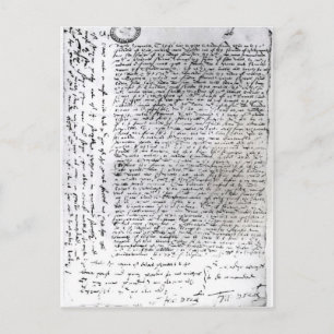 The written dispatches of Sir Francis Drake Postcard