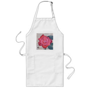 The Written Rose Long Apron