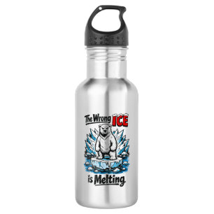 The Wrong ICE is Melting 532 Ml Water Bottle