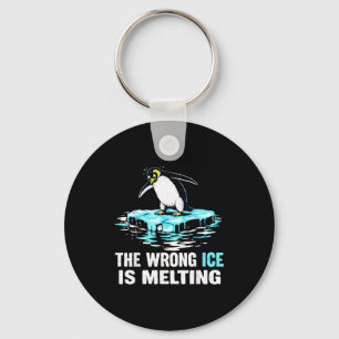 The Wrong Ice Is Melting Melt Ice Key Ring