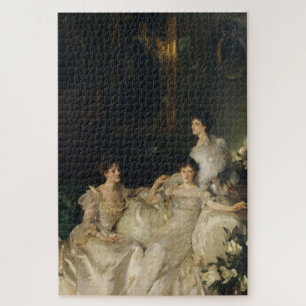 The Wyndham Sisters  By John Singer Sargent  Jigsaw Puzzle