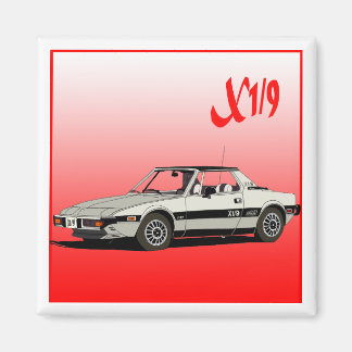 The X1/9 Sports Car Magnet