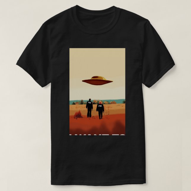 The X Files I want to believe FBI poster  Samsung  T-Shirt (Design Front)