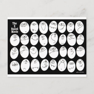 The x-rated movie postcard
