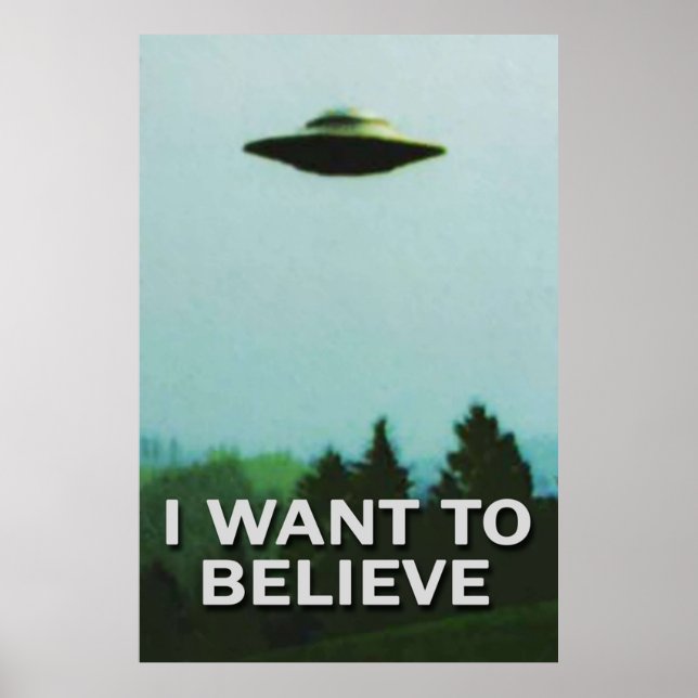 The XFiles I WANT TO BELIEVE original Poster (Front)