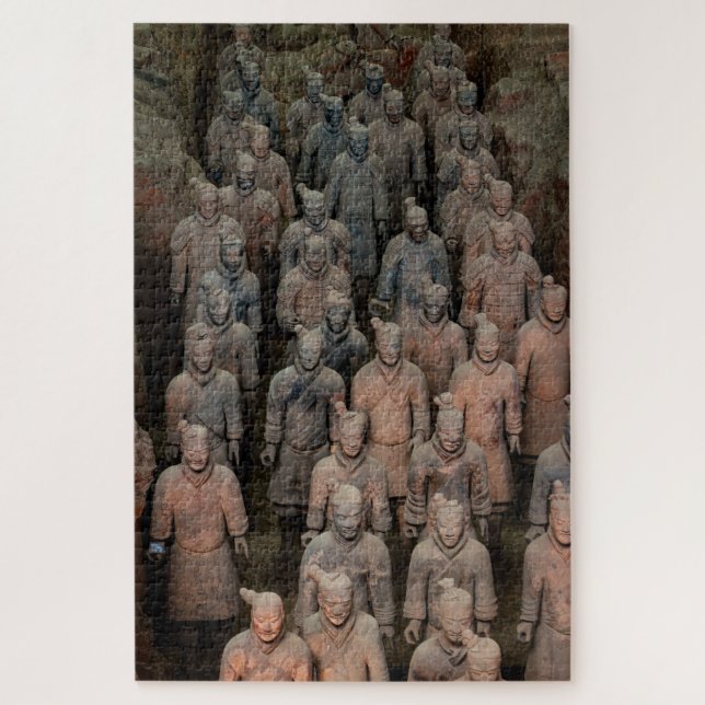 The Xian Terracotta Army in China Jigsaw Puzzle (Vertical)