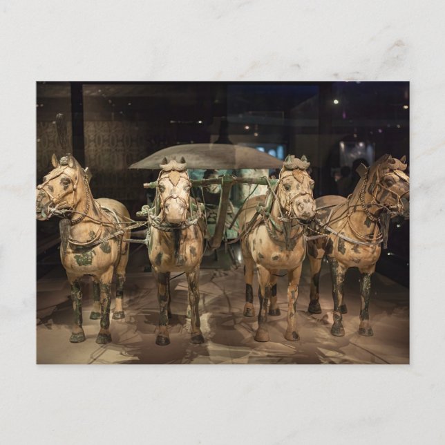 The Xian Terracotta Army in China Postcard (Front)