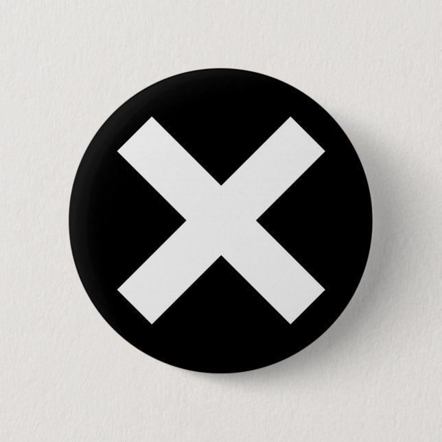 The XX 6 Cm Round Badge (Front)