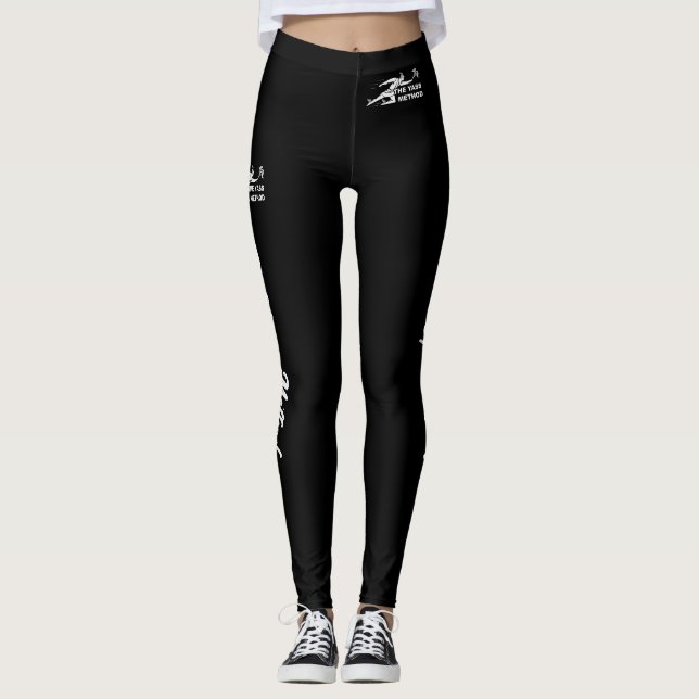 The Yass Method Fitness Leggings For Women (black) (Front)