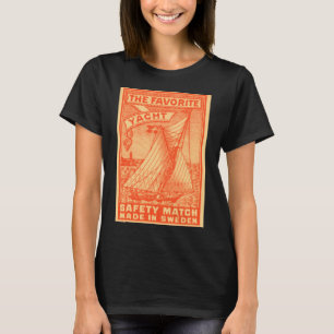 The Yatch, Vintage Matchbox design T-Shirt