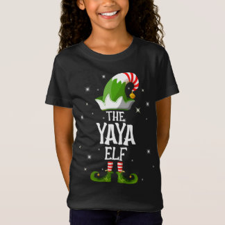 The Yaya Elf Family Matching Group Christmas T-Shirt