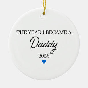 The Year I Became a Daddy, Dad To Be Ceramic Tree Decoration