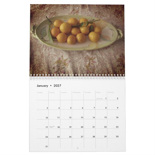 The Year in Produce Calendar (Jan 2027)