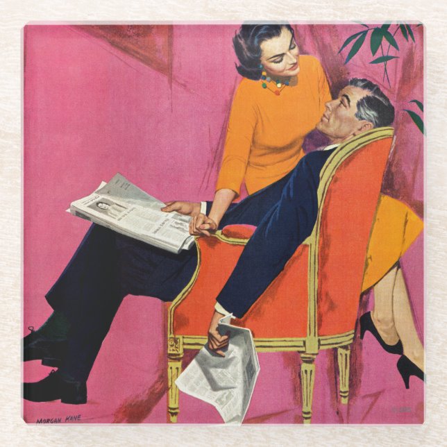 The Year of Discontent Glass Coaster (Front)