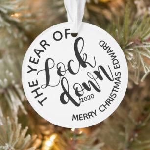 The year of Lockdown 2020 merry Christmas Ornament