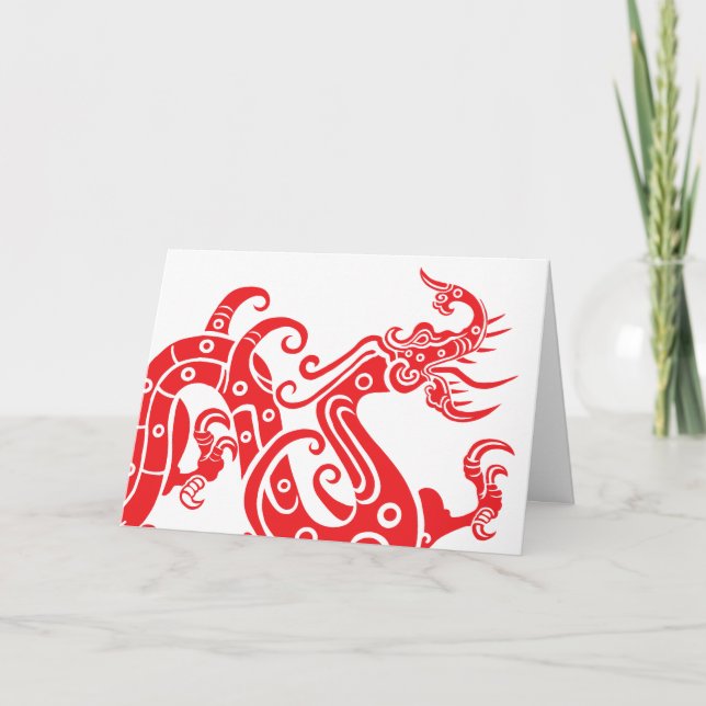 The Year of the Dragon 2024 Chinese New Year Card (Front)