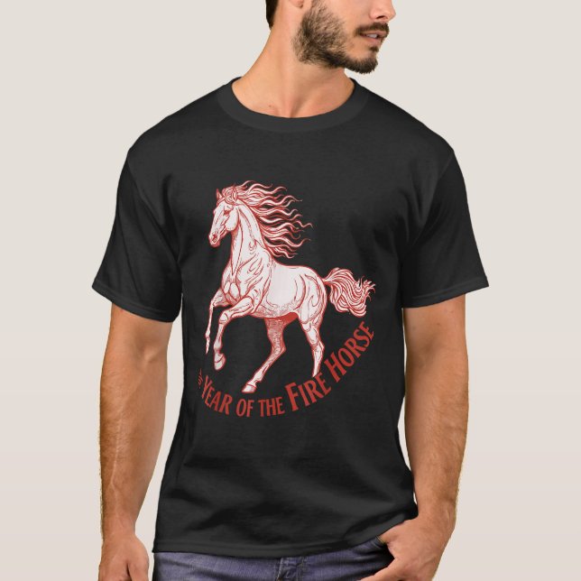 The Year Of The Fire Horse 2026 Celebration  T-Shirt (Front)