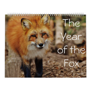 The Year of The Fox Calendar