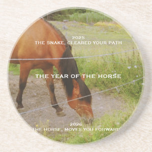 The year of the Horse, 2026 qoute Coaster