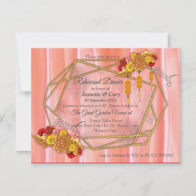 The Year of the Tiger Invitation (Front)