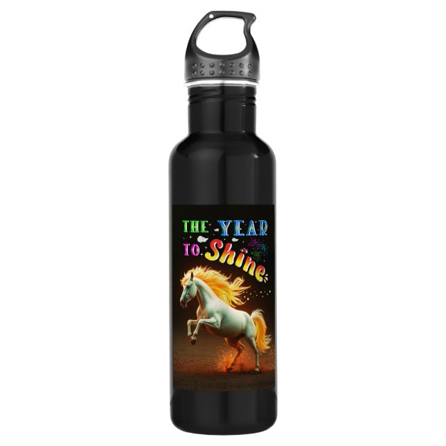 The Year To Shine 710 Ml Water Bottle (Front)