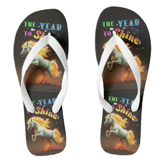 The Year To Shine Flip Flops