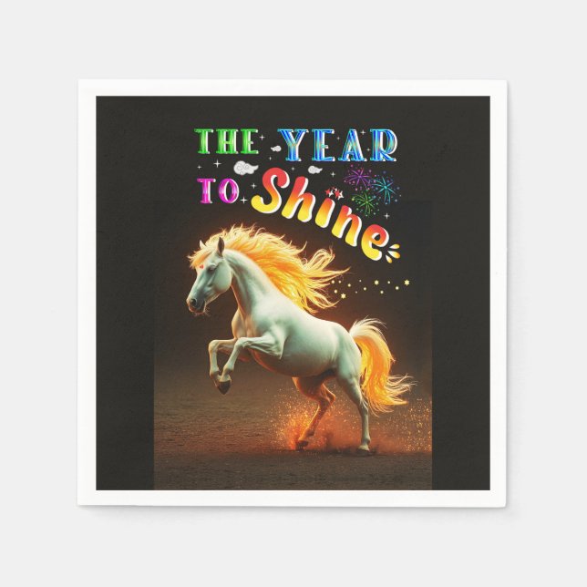 The Year To Shine Napkin (Front)