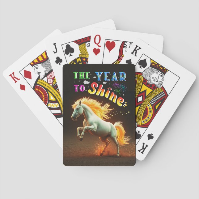 The Year To Shine Playing Cards (Back)