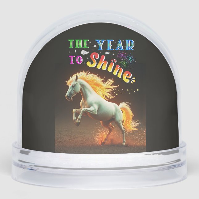 The Year To Shine Snowglobe (Front)