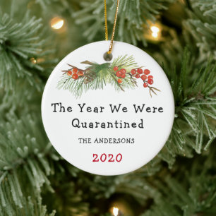 The Year We Were Quarantined 2020 Family Ornament